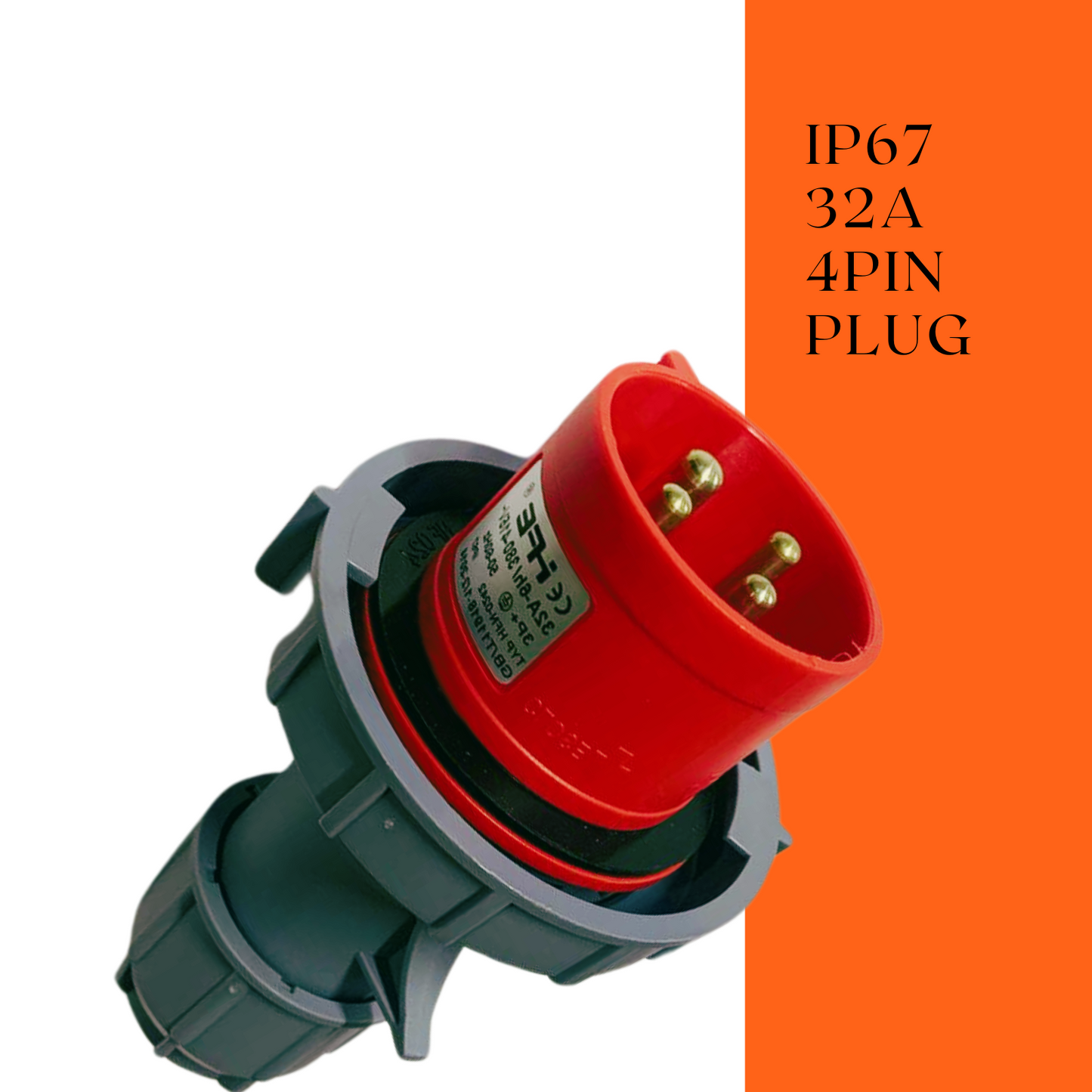 16-32AMP | 3 PHASE | INDUSTRIAL PLUGS AND SOCKETS IP67